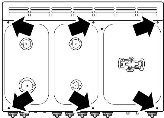 FALCON PROP9ODFCY/CEU ROUGE - Dépose de la table de cuisson - 1