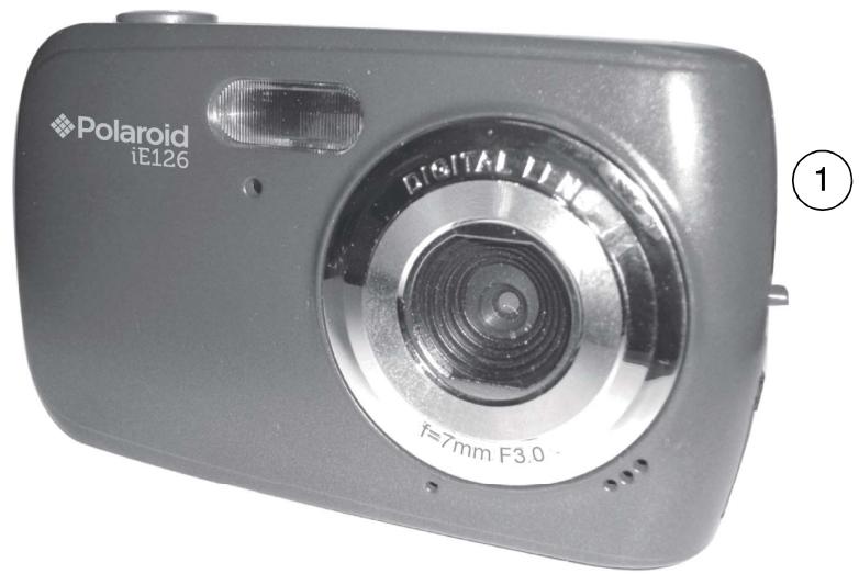 POLAROID iE126 - ÉLÉMENTS FOURNIS - 1
