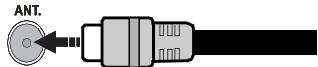 WINDSOR WD395280DLE - Branchement de l'antenne/Cable - 1