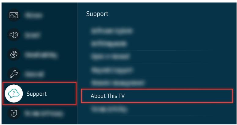 SAMSUNG UE65AU6905KXXC - Updating to the latest TV's software - 7
