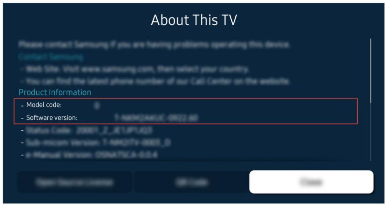 SAMSUNG UE65AU6905KXXC - Updating to the latest TV's software - 8