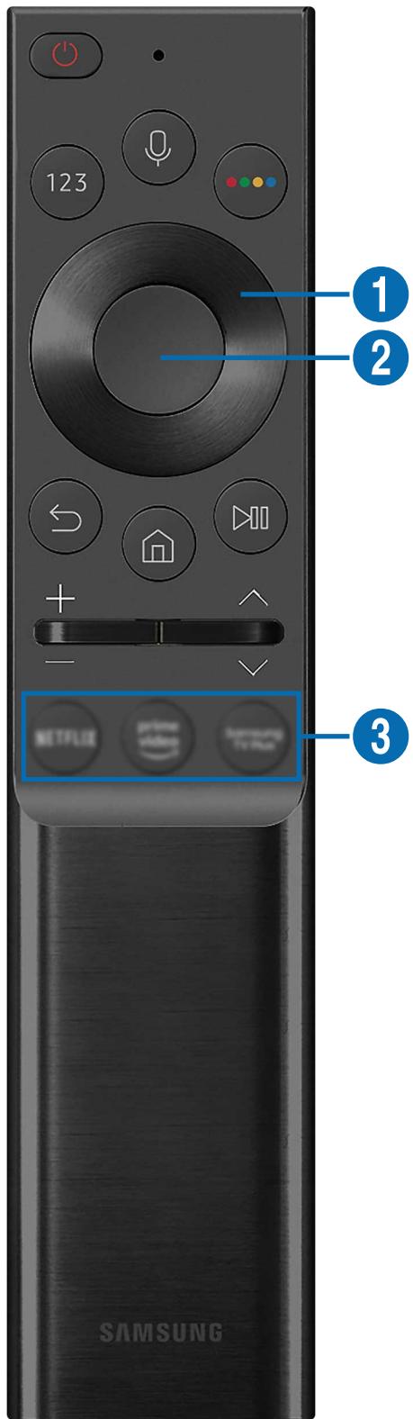 SAMSUNG UE65AU6905KXXC - About the Samsung Smart Remote (AU8 Series) - 1