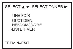 PHILIPS VR 140 - Vérification ou suppression d'un bloc Timer - 1