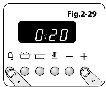 FALCON PROP110EICR/C-EUC - Mise en marche et arrêt du four principal avec minuterie - 4