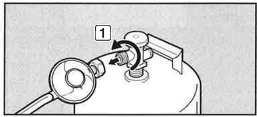 WEBER 53060053 - AVERTISSEMENT: assurez-vous que le robinet de la bouteille de gaz ou du détendeur est fermé. - 1