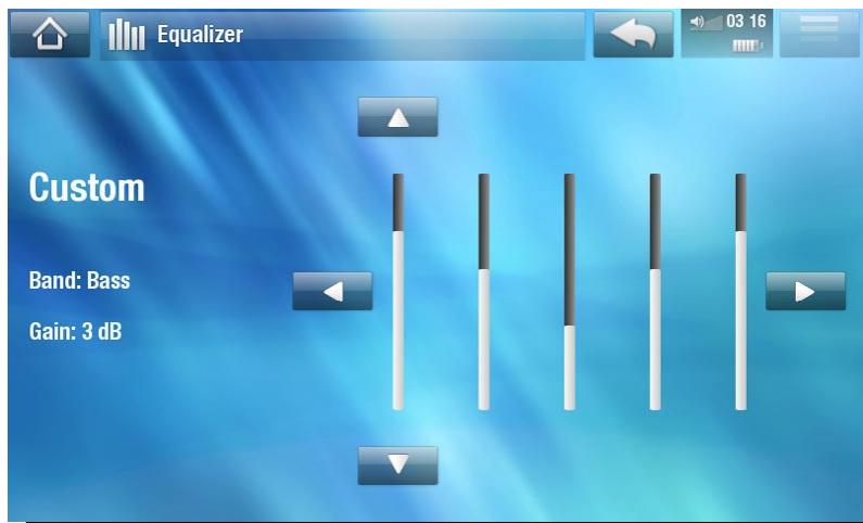 ARCHOS 5 WIFI 160 GO - ÉCRAN EQUALIZER [ÉGALISEUR] - 1