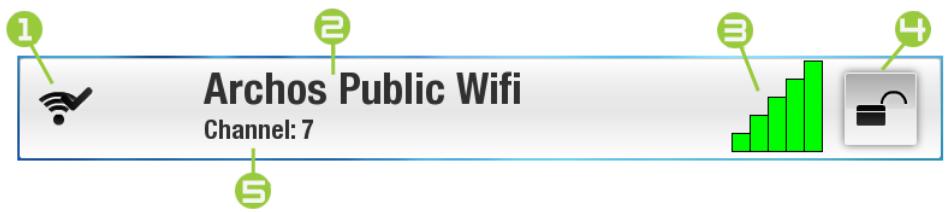 ARCHOS 5 WIFI 160 GO - LISTE DES RÉSEAUX DISPONIBLES - 2