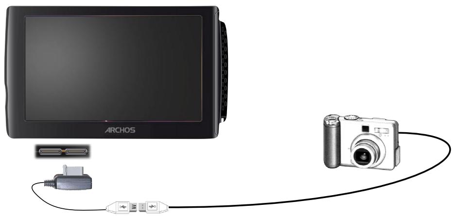 ARCHOS 5 WIFI 160 GO - 5g 7.4 CONNEXION HÔTE USB - 1