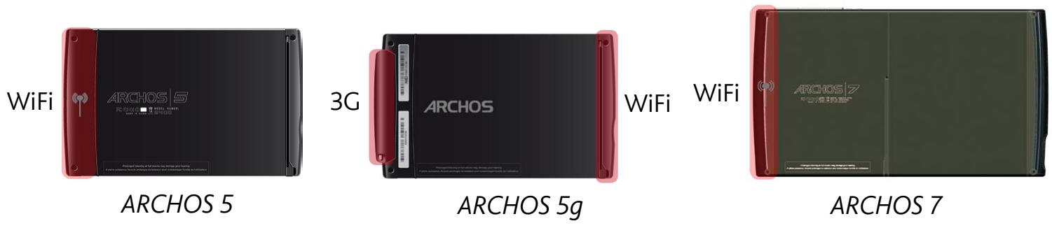 ARCHOS 5 WIFI 160 GO - COMMENT AMÉLIORER LA RÉCEPTION WIFI/3G - 1