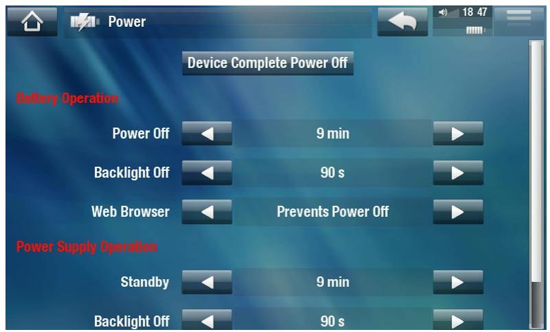ARCHOS 5 WIFI 160 GO - PARAMÈ TRES POWER [ALIMENTATION] - 1