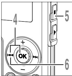 OLYMPUS WS310M - Annulation de la lecture en continue - 5