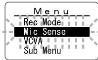 OLYMPUS WS310M - Réglage du menu - 4
