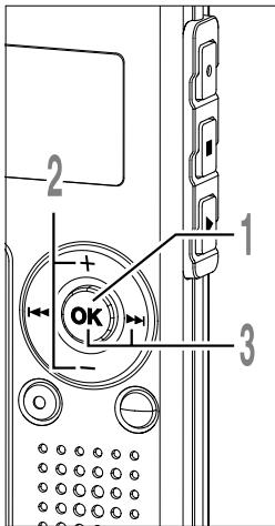OLYMPUS WS310M - Réglage du menu - 1