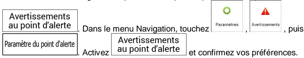 MAPPY ULTi S556 - Ajouter un point d'alerte - 1