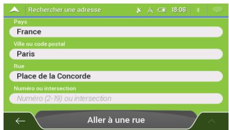 MAPPY ULTi S556 - Saisir une adresse - 4