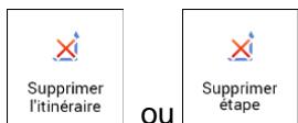 MAPPY ULTi S556 - Supprimer l'itinéraire planifié - 1