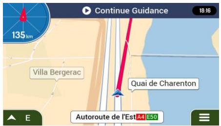 MAPPY ULTi S556 - Navigation en mode hors route - 1