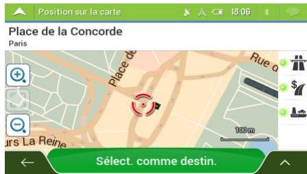 MAPPY ULTi S556 - Sélectionner un élément de l'historique - 4