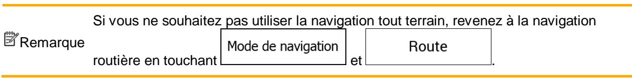 MAPPY ULTi S556 - Navigation en mode hors route - 2