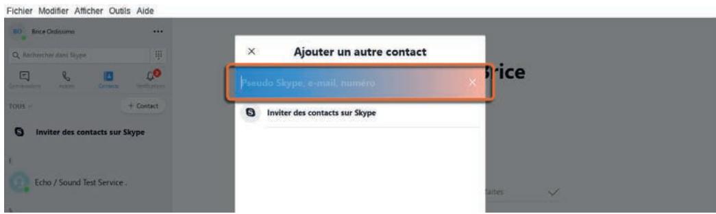ORDISSIMO portableJULIA2 - Ajouter un contact - 2