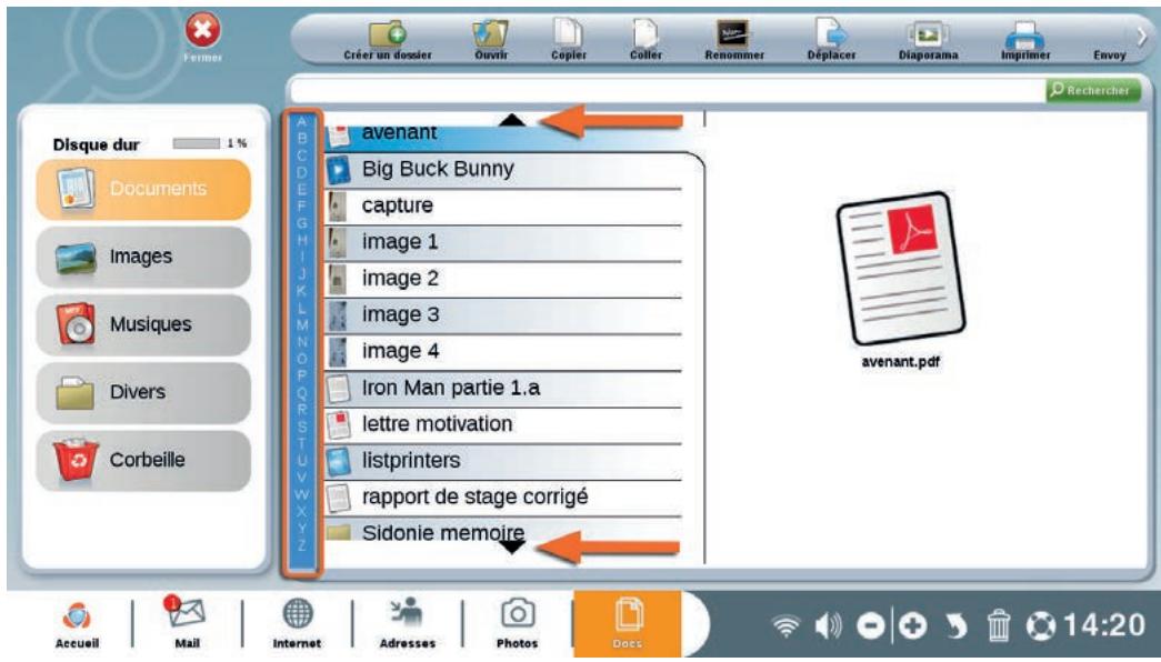 ORDISSIMO portableJULIA2 - Contenu d'un dossier - 2