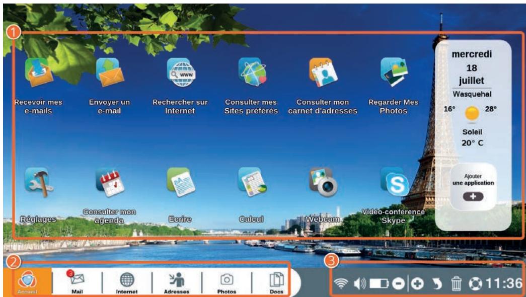 ORDISSIMO portableJULIA2 - La page d'accueil - 1