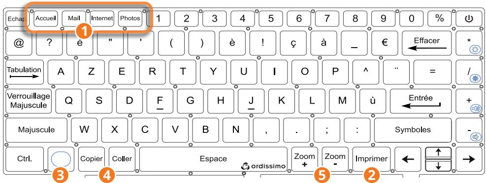 ORDISSIMO portableJULIA2 - Le clavier Ordissimo - 1