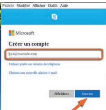 ORDISSIMO portableJULIA2 - Créer un compte Skype - 8