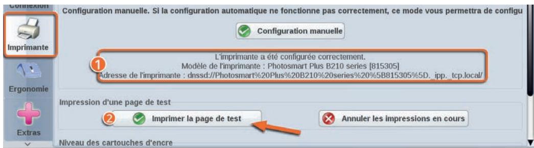 ORDISSIMO portableJULIA2 - Réglage de l'imprimante en Wi-Fi - 3