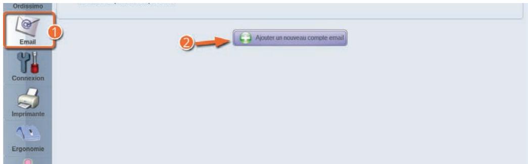 ORDISSIMO portableJULIA2 - Configuration du compte e-mail - 2