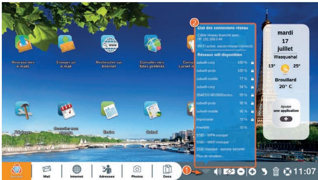 ORDISSIMO portableJULIA2 - Connexion sans fil en Wi-Fi - 1
