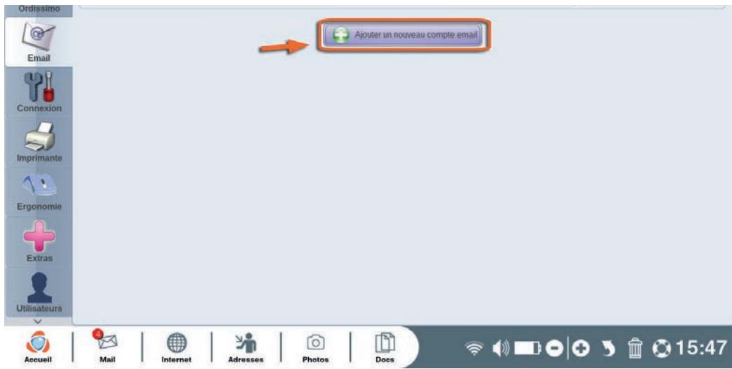 ORDISSIMO portableJULIA2 - Ajouter un autre compte e-mail - 1