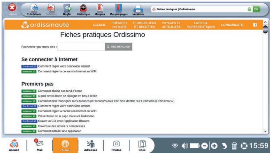 ORDISSIMO portableJULIA2 - Sur Internet - 1