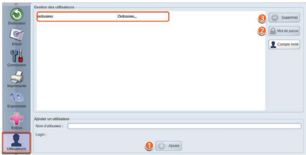 ORDISSIMO portableJULIA2 - Utilisateurs - 1