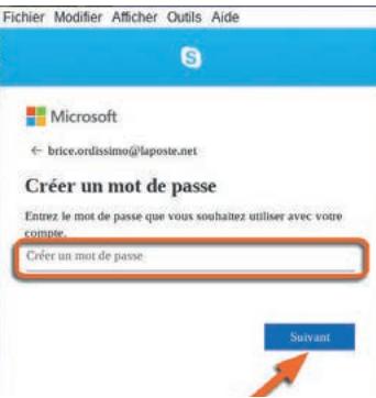 ORDISSIMO portableJULIA2 - Créer un compte Skype - 11