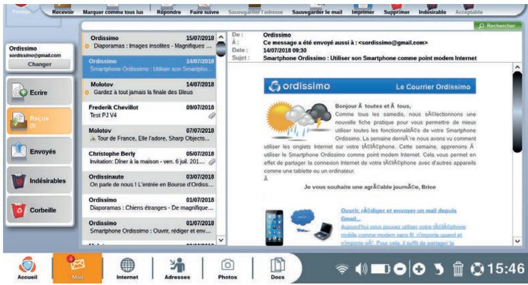 ORDISSIMO portableJULIA2 - Laissez coché "IMAP" et cliquez sur le bouton "Terminé". - 1