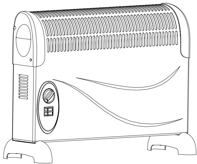 PROLINE CVT 20 F - Radiateur Electrique à Convection CVT20 - 1