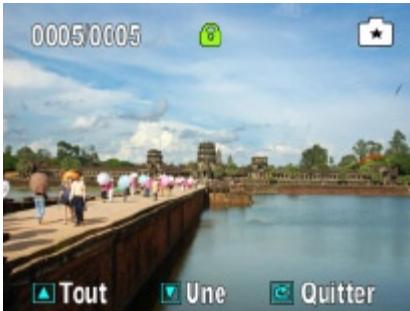 TOSHIBA CAMILEO P10+4 GO - Verrouillage de photos - 2