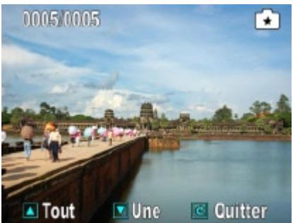 TOSHIBA CAMILEO P10+4 GO - Suppression de photos - 2