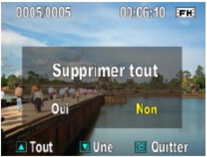 TOSHIBA CAMILEO P10+4 GO - Suppression de vidéos - 3