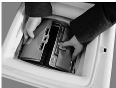 HOOVER DYT8136G6 - Préparation lavage. Ouverture/Fermeture tambour - 2