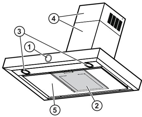 HITCHENAID REWPP 90010 - Description et utilisation de la hotte - 1