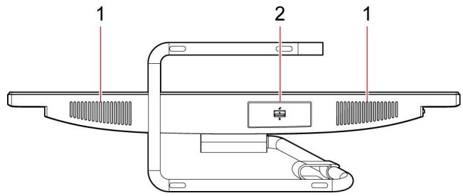 LENOVO AIO35-27IMBO5 - Vue de dessous - 1