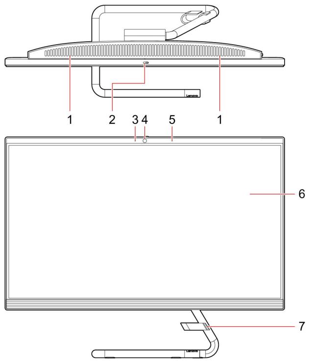LENOVO AIO35-27IMBO5 - Vue avant - 1