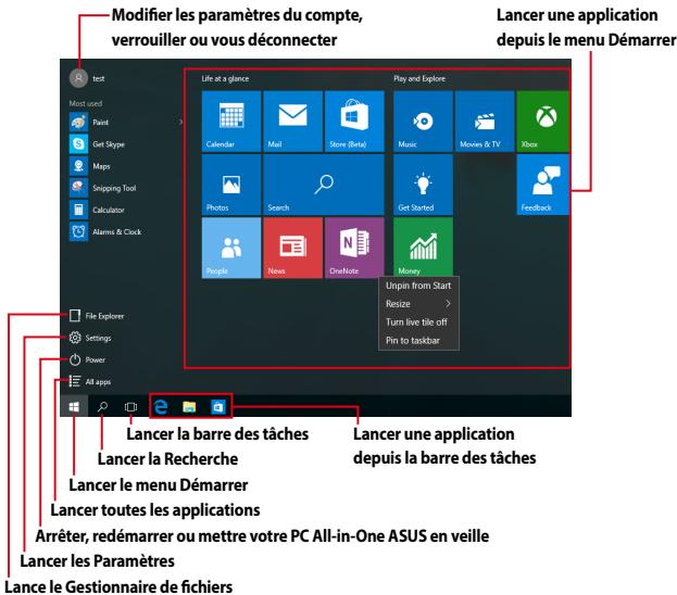 ASUS ZN220iCGH-RAO20X - Menu Demarrer - 1