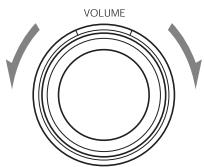 ONKYO CS 725 T - Réglage du volume - 1