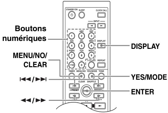 ONKYO CS 725 T - Nommer les présélections - 1