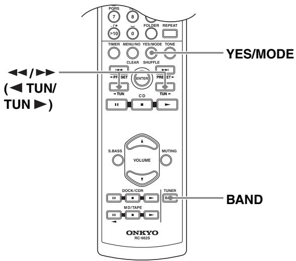 ONKYO CS 725 T - Recherche d'une station radio FM - 1