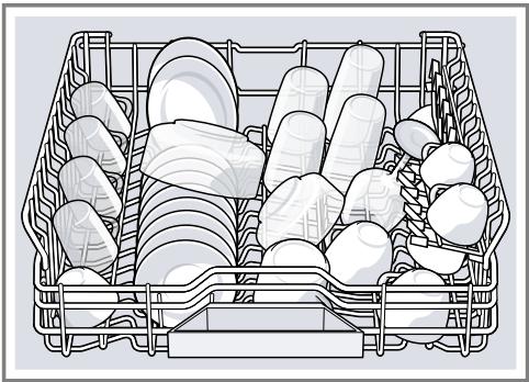 SIEMENS SN63HX36TE - Panier à vaisselle supérieur - 1