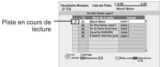 PANASONIC DMR-XW350 - Appuyez sur la touche "Bleu". - 1